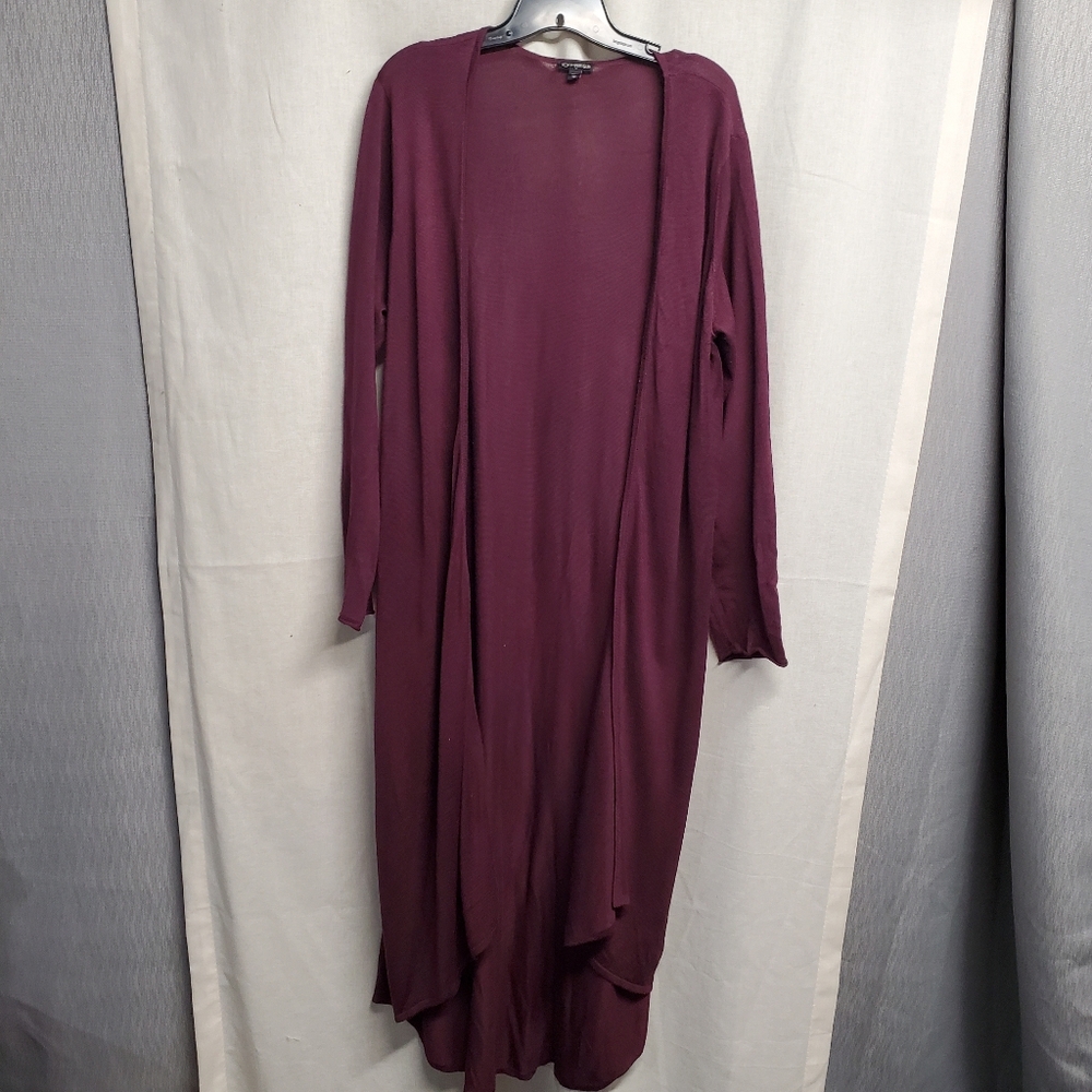 Express Plum Women's Long Cardigan